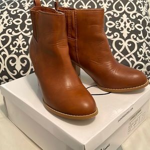J.Adams Keni High Heel Bootie, Tan, Size 9
